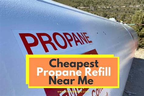 Propane Exchange. . Cheap propane refill near me